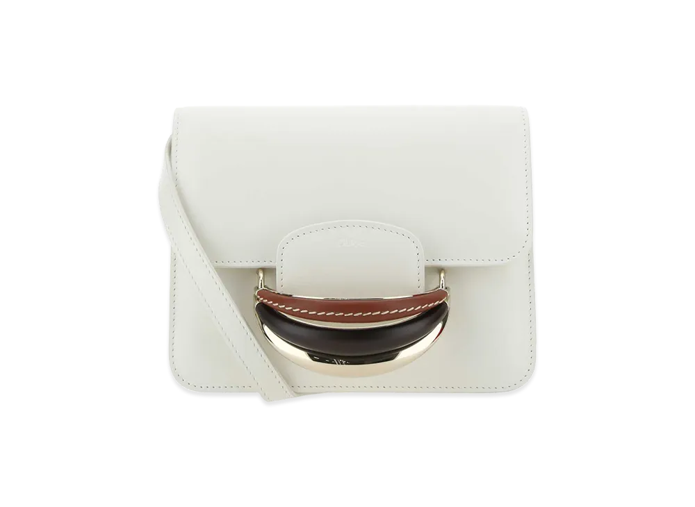 Chloe Women's Leather Kattie Shoulder Bag "White"