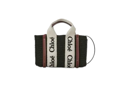 Chloe Mini Woody Tote Bag "Elephant Grey"