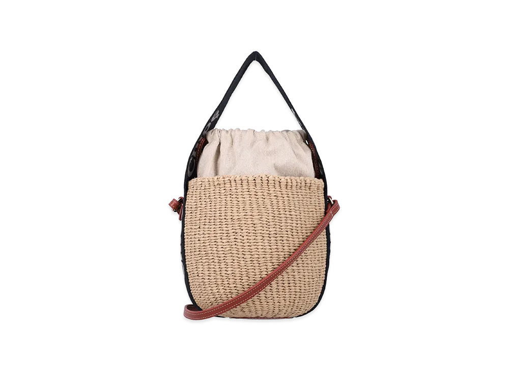 Chloe Women's Small Basket Bag In Natural Fibers "Beige"