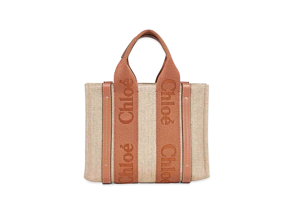 Chloe Women's The Small Woody Tote Bag "Beige/Brown"