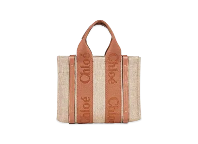 Chloe Women's The Small Woody Tote Bag "Beige/Brown"