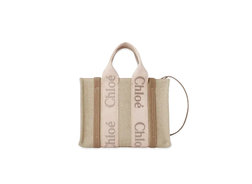 Chloe Small Woody Tote Bag "Blushy Beige"