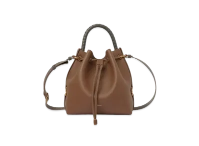 Chloe Marcie Bucket Bag Grained Calfskin "Dark Nut"