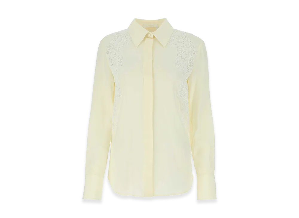 Chloe Women's Crepe Shirt "White"