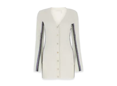 Chloe Women's Wool Cardigan "White"