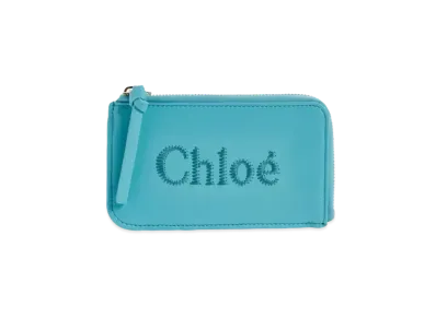 Chloe Sense Small Purse Shiny Calfskin "Aqua Sea"