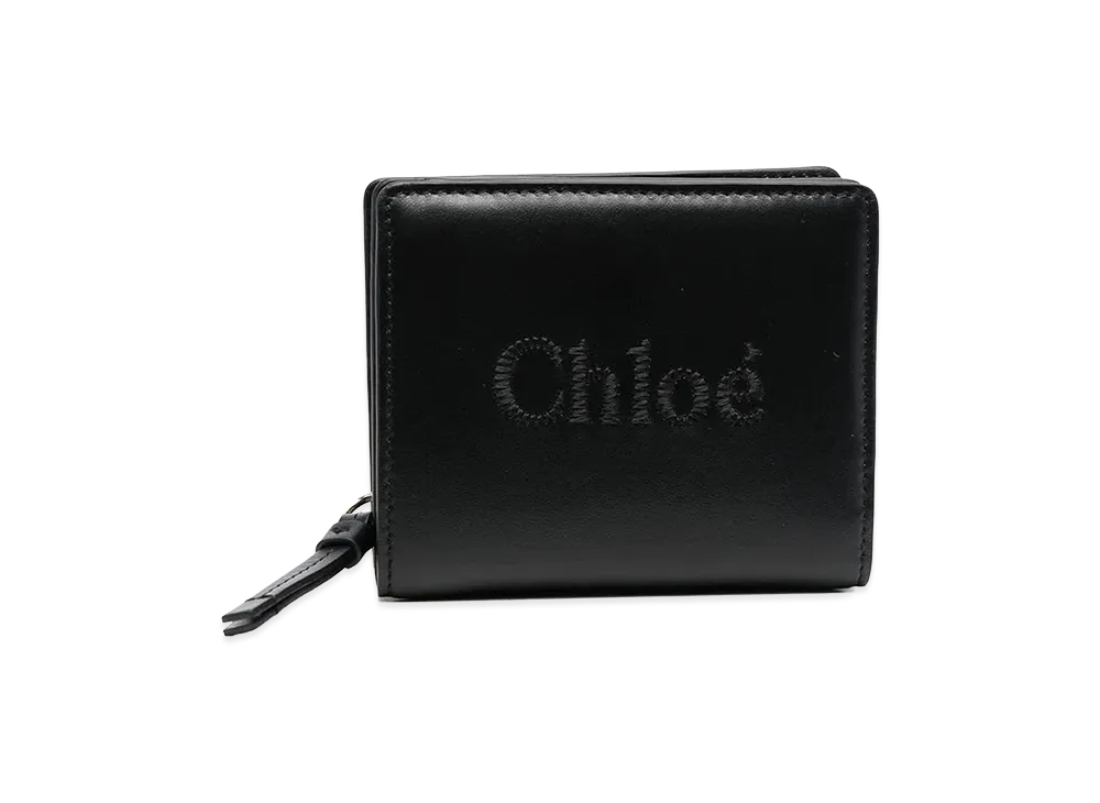 Chloe Women's Sense Compact Wallet "Black"