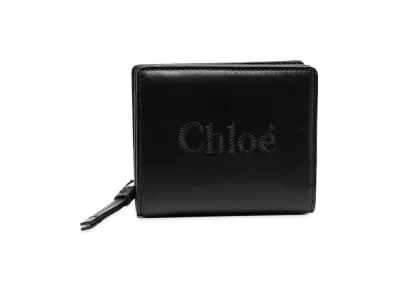 Chloe Women's Sense Compact Wallet "Black"