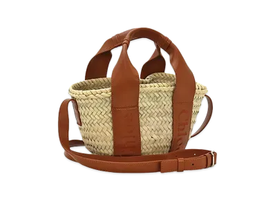 Chloe Women's Small Basket Handbag "Caramel"