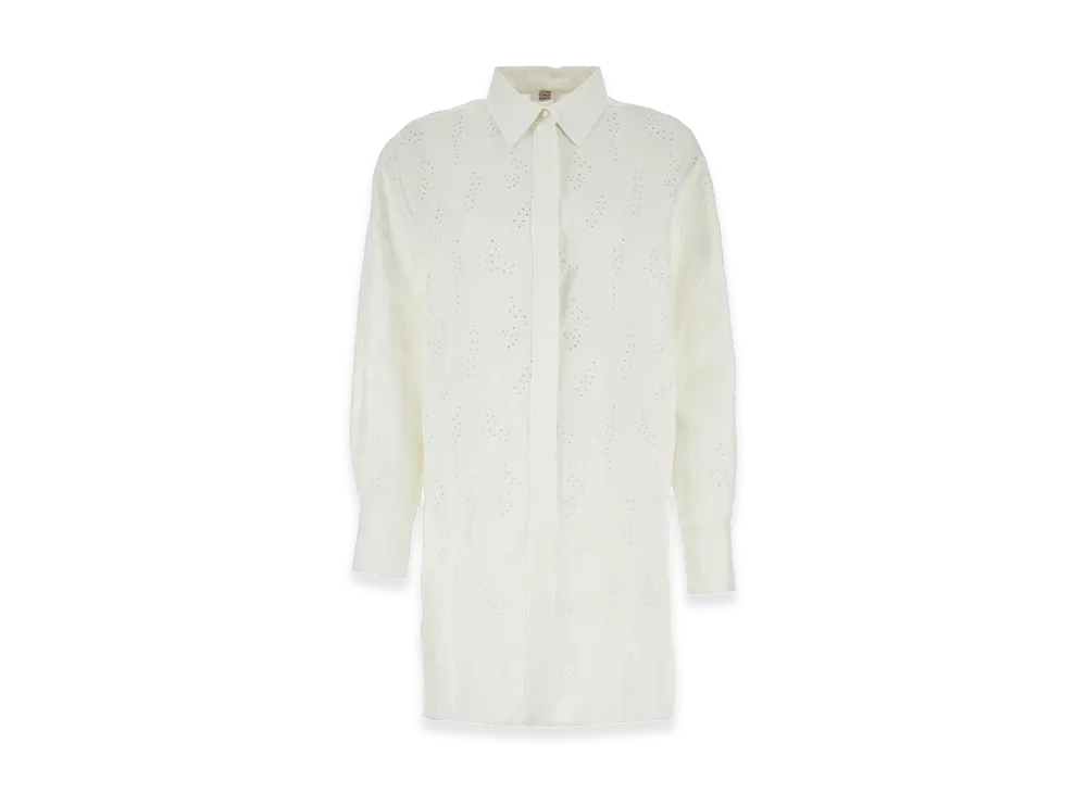 Chloe x Eres Women's Linen Patricia Oversize Shirt "White"