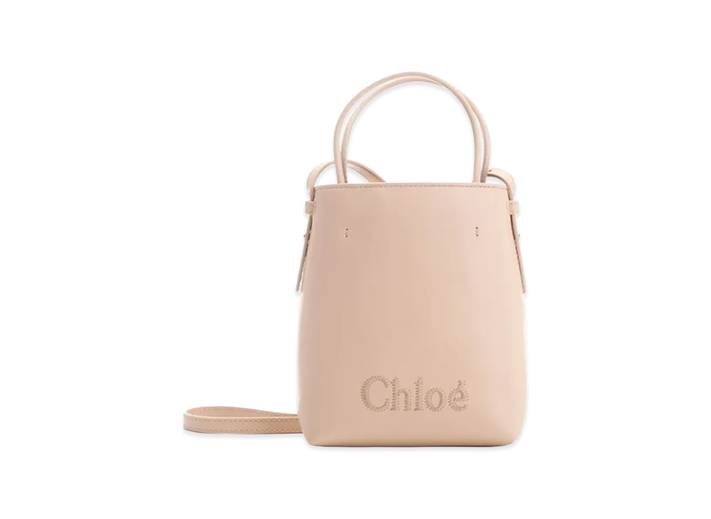 Chloe Women's Micro E Sense Bucket Bag "Pink"