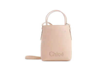 Chloe Women's Micro E Sense Bucket Bag "Pink"