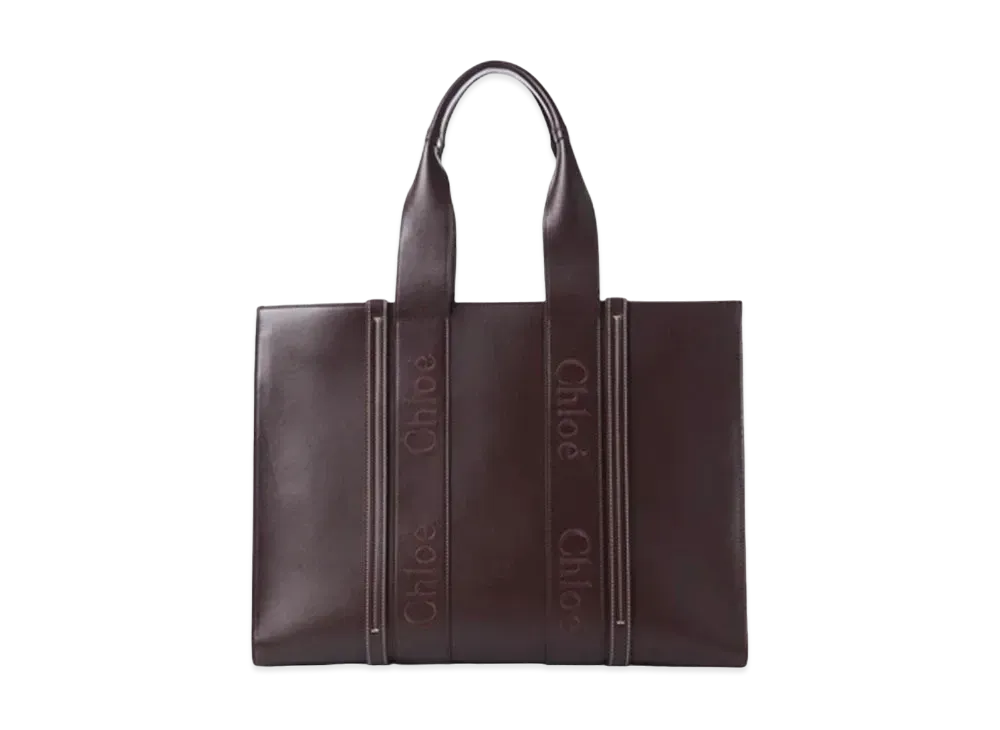 Chloe Large Woody Tote Bag Deep Violine"