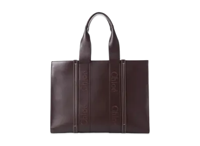 Chloe Large Woody Tote Bag Deep Violine"