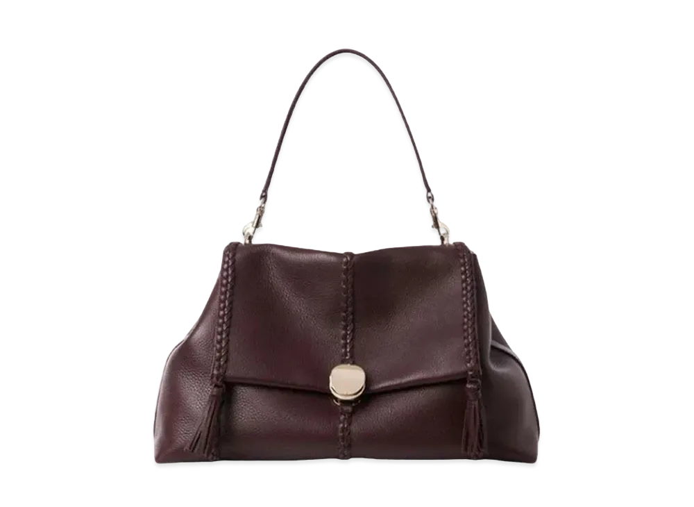 Chloe Penelope Large Soft Shoulder Bag "Deep Violine"