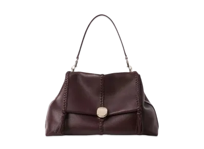 Chloe Penelope Large Soft Shoulder Bag "Deep Violine"