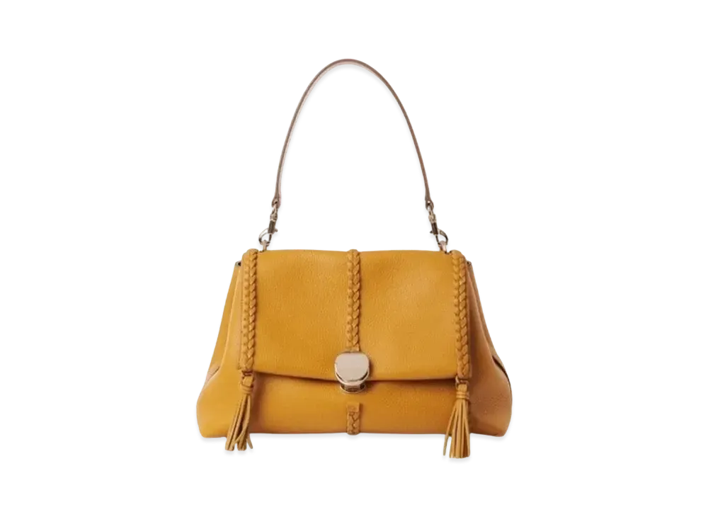 Chloe Penelope Medium Soft Shoulder Bag "Dusty Gold"