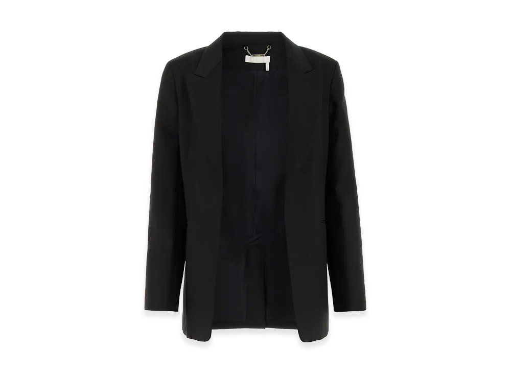 Chloe Women's Wool Blend Blazer "Black"