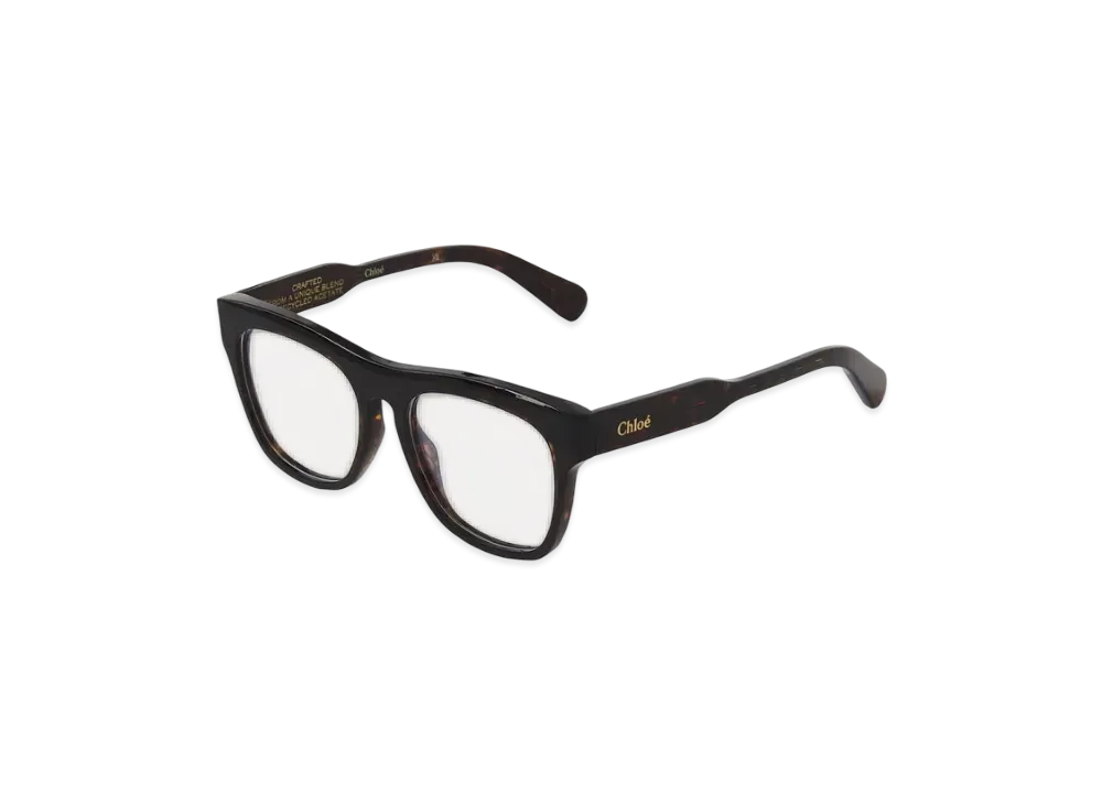 Chloe Gayia Square Eyeglasses "Dark Havana"