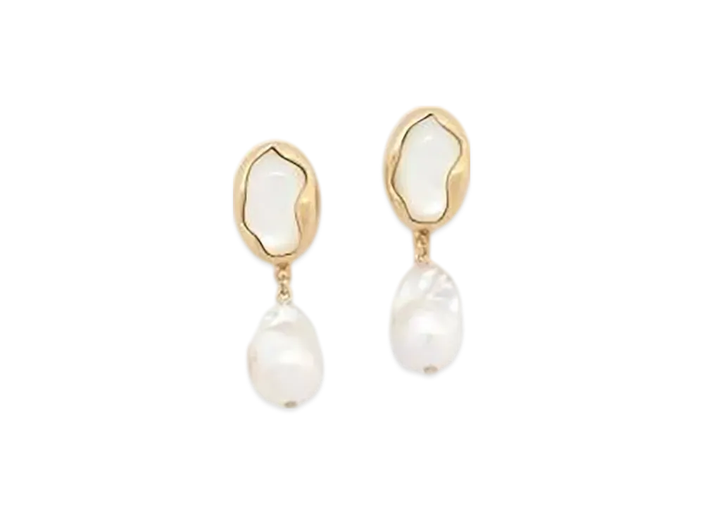 Chloe Sybil Earrings "Pearl"