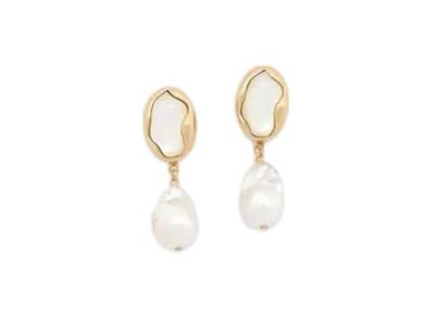 Chloe Sybil Earrings "Pearl"