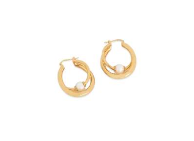 Chloe Darcey Hoop Earrings "Bright Gold"