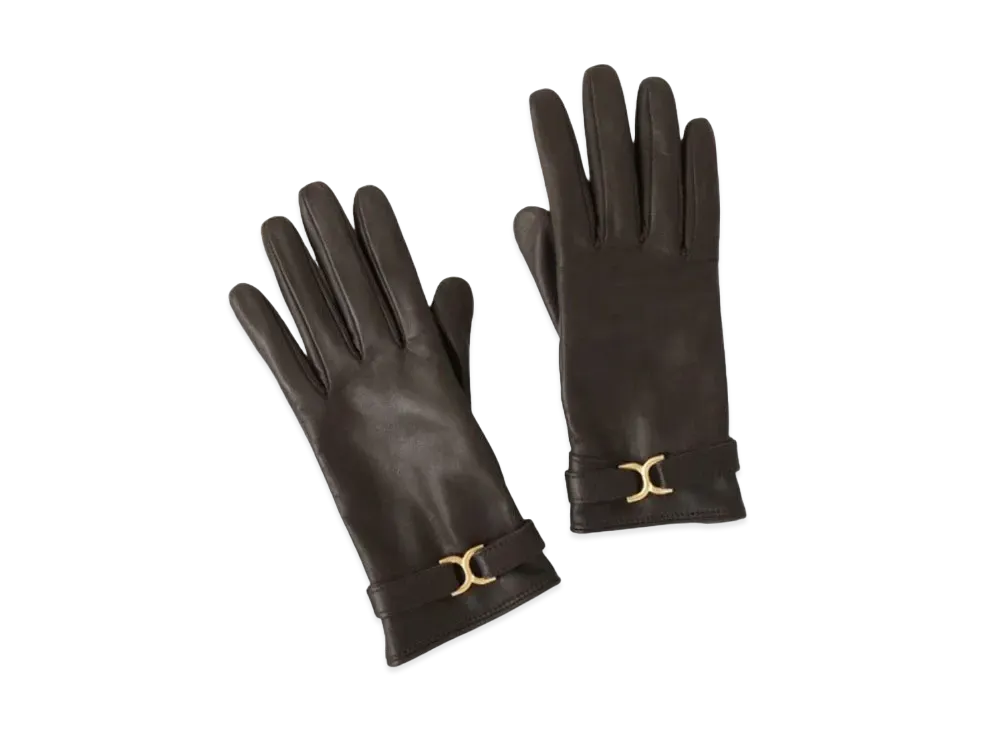 Chloe Marcie Gloves "Darkened Brown"