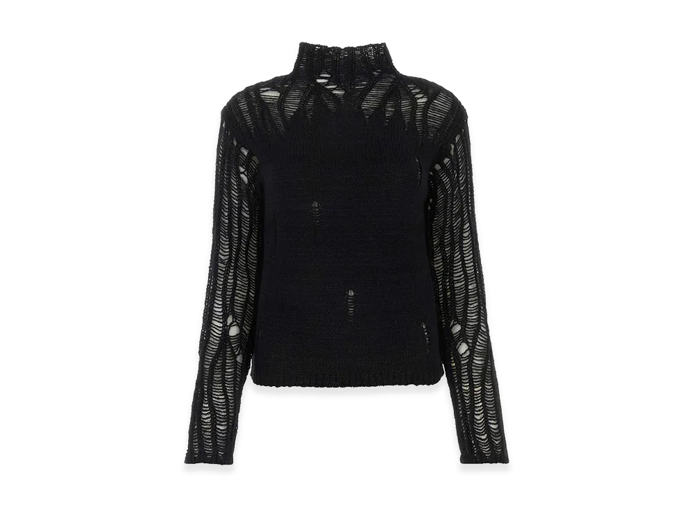 Chloe Women's Wool Blend Sweater "Black"