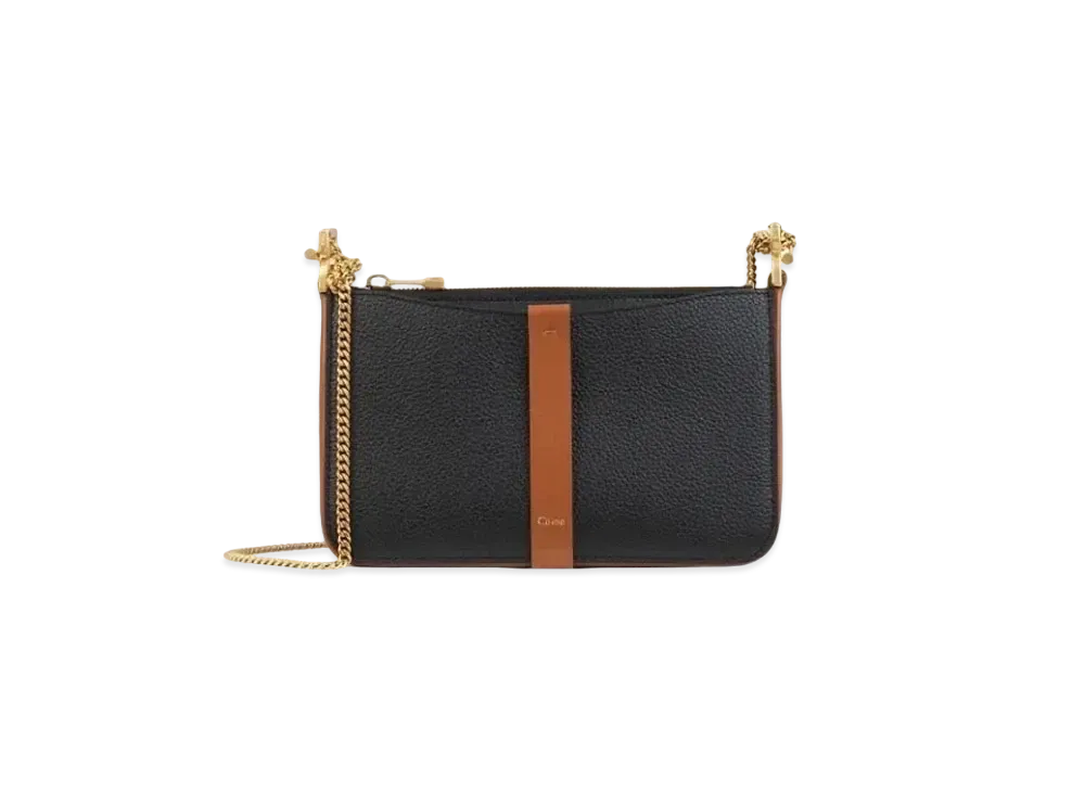 Chloe Marcie Pouch On Chain "Black"