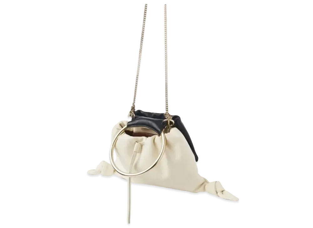 Chloe Arlene Pouch "White/Black"