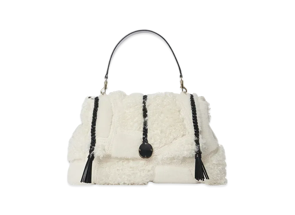 Chloe Penelope Large Soft Shoulder Bag "Snow White"