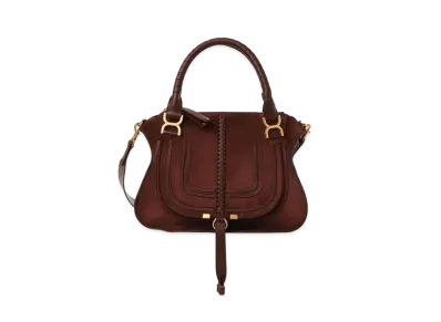 Chloe Marcie Double Carry Bag "Saffron Red"