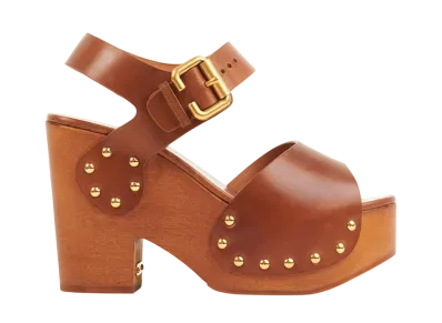 Chloe Women's Jeannette Clog "Ginger Brown"