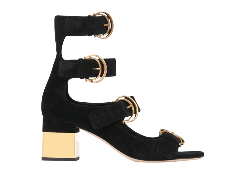 Chloe Women's Alize Heeled Sandal "Black"