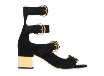 Chloe Women's Alize Heeled Sandal "Black"