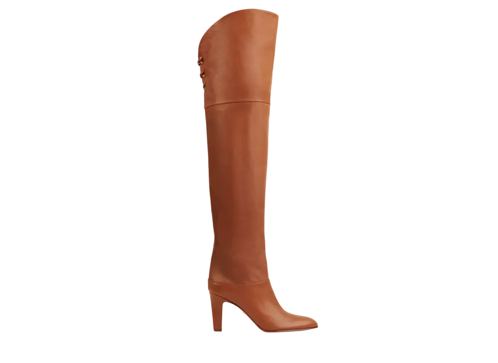 Chloe Women's Eve Thigh High Boot "Clay Brown"