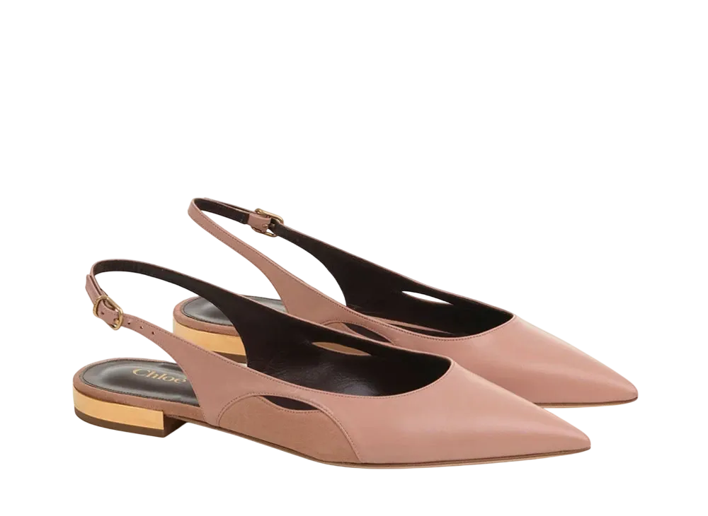 Chloe Women's Saada Slingback "Tan Rose"