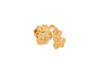 Chloe The Chloe Flowers cuff "Vintage Gold"