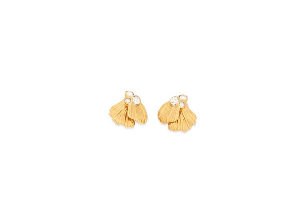 Chloe The Chloe Flowers Earrings "Vintage Gold"