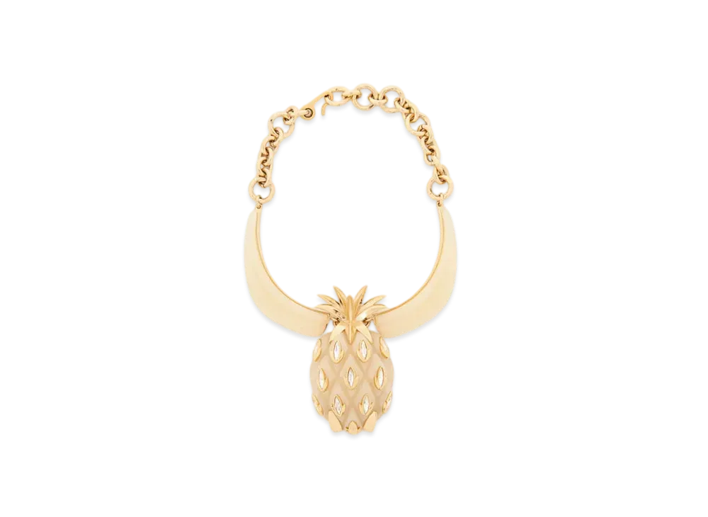 Chloe The Chloe Pineapple Necklace "Vintage Gold"