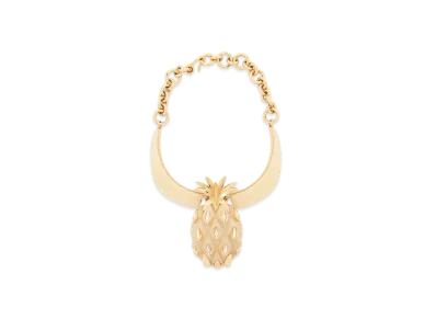 Chloe The Chloe Pineapple Necklace "Vintage Gold"