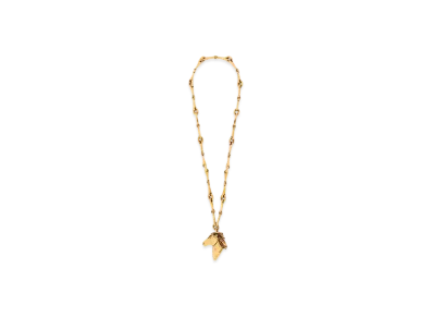 Chloe The Chain Horse Necklace "Vintage Gold"