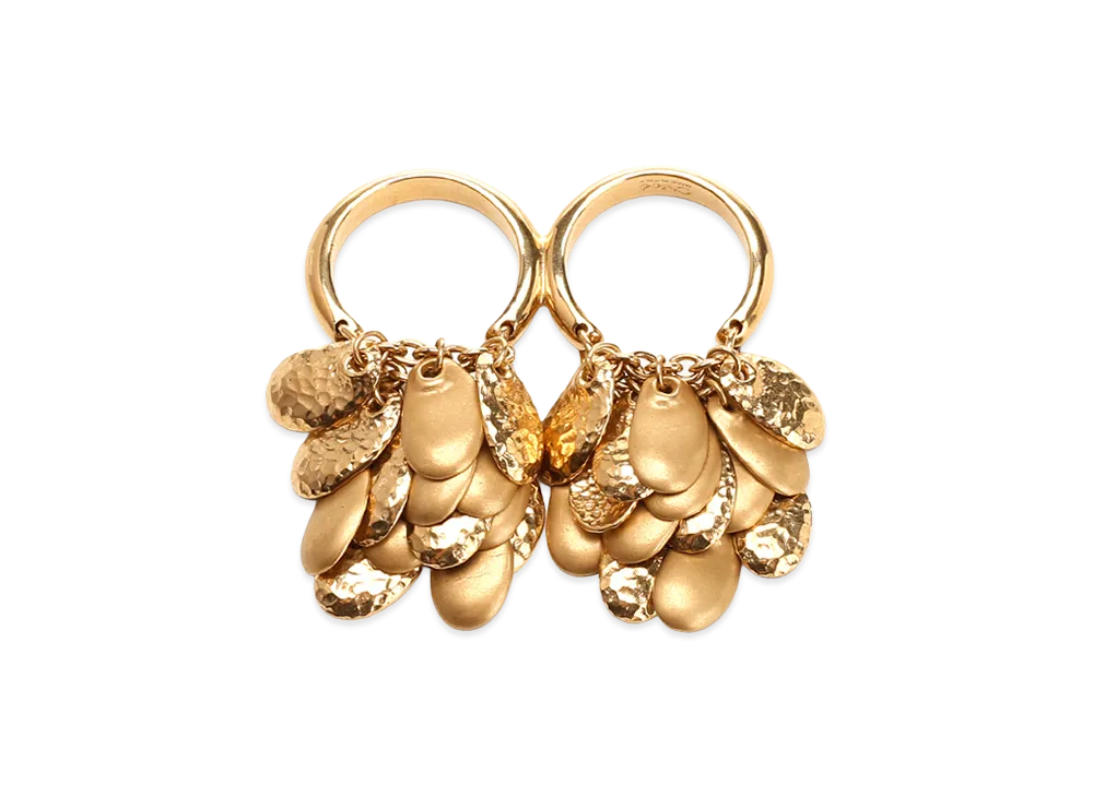 Chloe Women's Petals Double Ring "Gold"