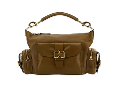 Chloe Women's Leather Camera Bag Handbag "Dark Khaki"