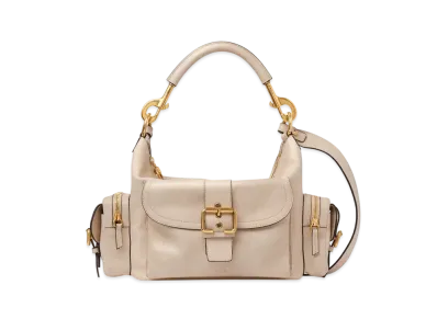 Chloe Camera Bag In Shiny Leather "Boyish Brown"