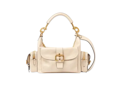Chloe Camera Bag In Shiny Leather "Sweet Beige"