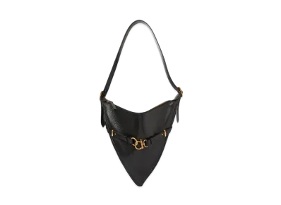 Chloe Cape Bag In Grained Leather "Black"