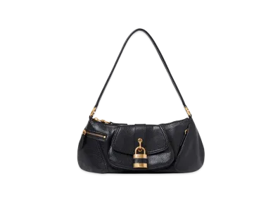 Chloe The 99 Shoulder Bag In Grained Leather "Black"