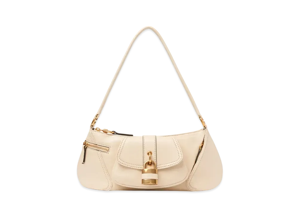 Chloe The 99 Shoulder Bag In Grained Leather "Sweet Beige"