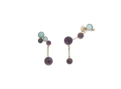 Chloe Zodiac Aquarius Earrings "Multicolour"